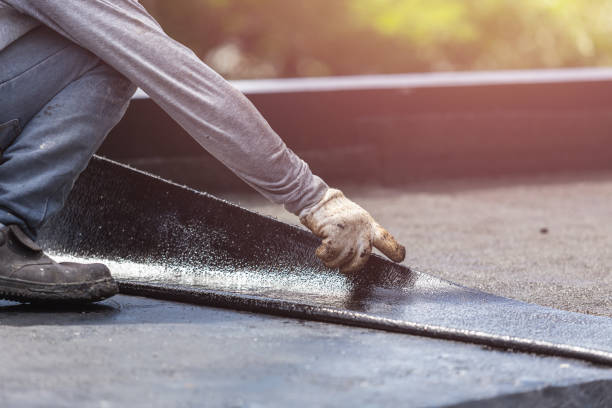 Professional Waterproofing technician working in Waynesboro, VA